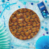 Jumble von Jack-o-Lanterns Pappteller (Party)