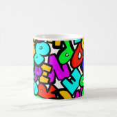 Jumbled Alphabets Kaffeetasse (Mittel)