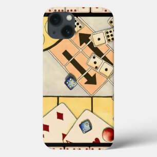 Jumbled Assortiment of Games of Chance iPhone 13 Hülle