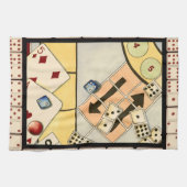 Jumbled Assortiment of Games of Chance Handtuch (Horizontal)