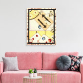 Jumbled Assortiment of Games of Chance Leinwanddruck (Insitu (Wohnzimmer))