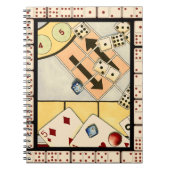 Jumbled Assortiment of Games of Chance Notizblock (Vorderseite)