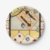 Jumbled Assortiment of Games of Chance Pappteller (Vorderseite)