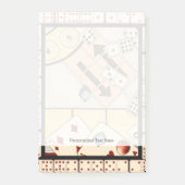 Jumbled Assortiment of Games of Chance Post-it Klebezettel (Vorderseite)