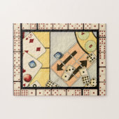 Jumbled Assortiment of Games of Chance Puzzle (Horizontal)