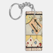 Jumbled Assortiment of Games of Chance Schlüsselanhänger (Vorderseite links)