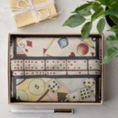 Jumbled Assortiment of Games of Chance Seidenpapier (Geschenk)