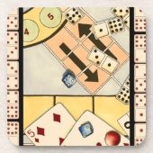 Jumbled Assortiment of Games of Chance Untersetzer (Vorderseite)