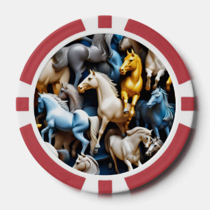 Jumbled Horses Pokerchips