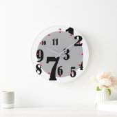 Jumbled Numbers Clock Große Wanduhr (Zuhause)