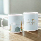 Jumbo 20oz Tasse ・ Grüne Kuppel von Madinah Waterc