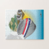 Jumbo Airliner-Startpuzzle Puzzle (Horizontal)