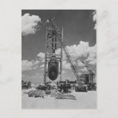 Jumbo Atombombe für den Dreifaltigkeitstest positi Postkarte (Vorderseite)