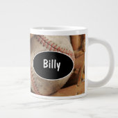 Jumbo-Baseball-Kaffeepause Jumbo-Tasse (Rechts)