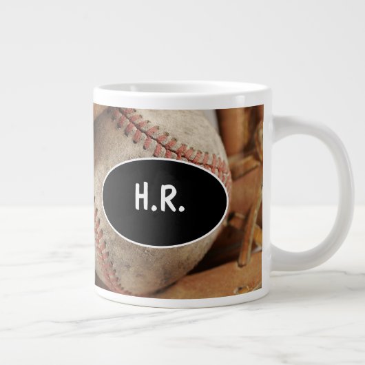 Jumbo-Baseball-Kaffeepause Jumbo-Tasse (Rechts)