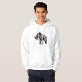 Jumbo Basic Kapuzenpullover Hoodie (Vorne ganz)