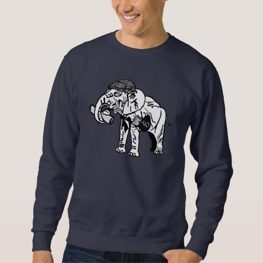 Jumbo Basic Sweatshirt (Navy) (Vorderseite)