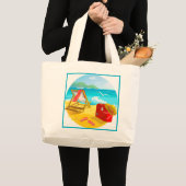 Jumbo Beach Tote Bag Stoffbeutel (Vorderseite (Produkt))
