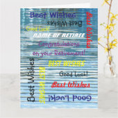 JUMBO-Beauftragte für die Vorruhestandsregelung - Karte (Gelbe Blume)