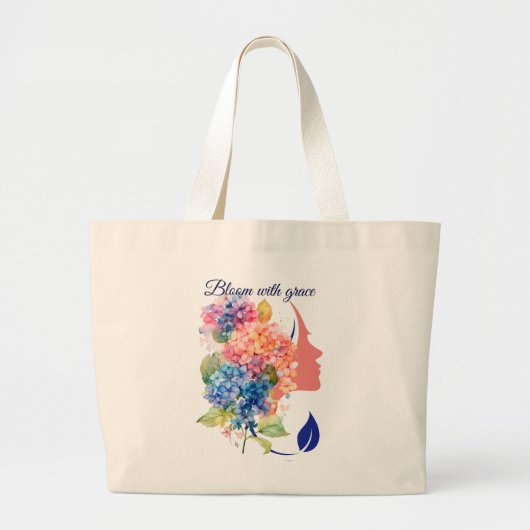 Jumbo Bloom mit Grace Tote Tasche (Vorne)