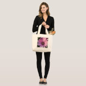 Jumbo-Blume-Tasche Jumbo Stoffbeutel (Vorderseite (Model))