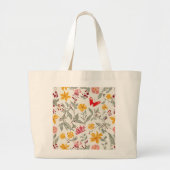 Jumbo Blume Tote Tasche (Vorne)