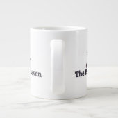 Jumbo Book Raven Mug (20 oz) Jumbo-Tasse (Rückseite)