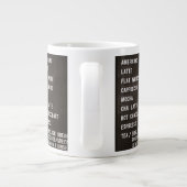 JUMBO Café Drink Board Tasse (Rückseite)