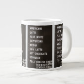 JUMBO Café Drink Board Tasse (Vorderseite Rechts)