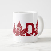 Jumbo Canada Coffee Cup Tasse Cool Retro Canada Cu (Vorderseite Rechts)