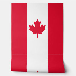 Jumbo Canada Flag Red Maple Leaf Stripmuster Tapete