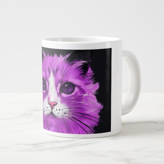 Jumbo Cat Coffee Tasse (Vorderseite Rechts)