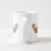 Jumbo Cat Mama Tasse - Extra Liebe, Extra Purres,  (Rückseite)