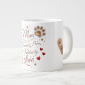 Jumbo Cat Mama Tasse - Extra Liebe, Extra Purres,  (Vorderseite Rechts)