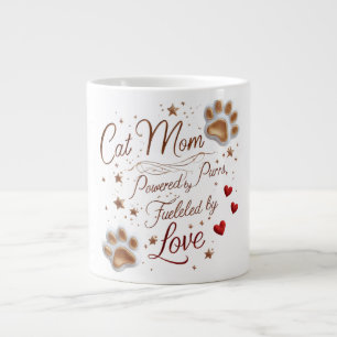 Jumbo Cat Mama Tasse - Extra Liebe, Extra Purres,