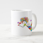 JUMBO Ceramic Fairy Mug Jumbo-Tasse (Vorderseite Rechts)