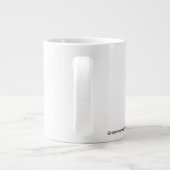 Jumbo Ceramic White Jumbo-Tasse (Rückseite)