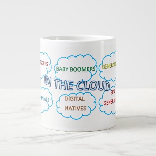 Jumbo-Cloud-Generationen-Tasse Jumbo-Tasse (Vorderseite)