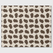 Jumbo Coffee Bean Scatter Geschenkpapier (Flach)