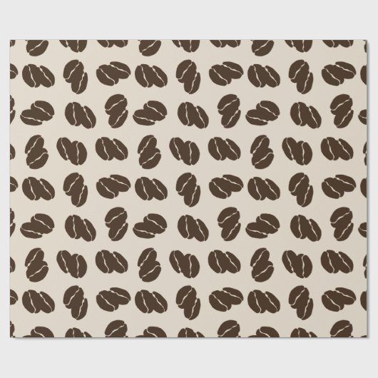 Jumbo Coffee Bean Scatter Geschenkpapier (Flach)