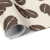 Jumbo Coffee Bean Scatter Geschenkpapier (Rolleneckpunkt)