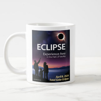 Jumbo Coffee Tasse für Solar Eclipse 8. April 2024