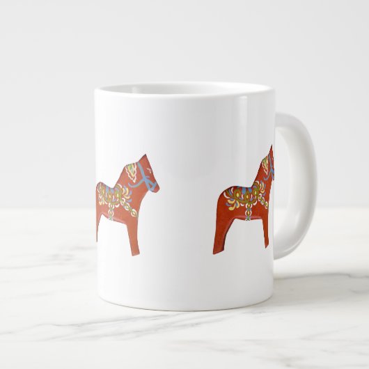 Jumbo Dala Horse Tasse (Vorderseite Rechts)