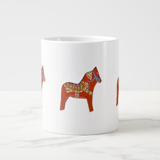 Jumbo Dala Horse Tasse (Vorderseite)