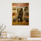 Jumbo, das Riesenafrikanische Elefantenposter Poster (Küche)