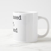 Jumbo Einige Tage, eine normale Tasse Jota (Rechts)