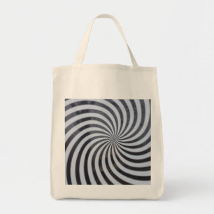 Jumbo Einkaufstasche mit Hypnose Spirale Design