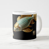 Jumbo Espresso/Porcelain Koi/Spezielle Tasse (Vorderseite Rechts)