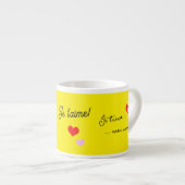 Jumbo-Espresso-Tasse, Je t'aime mon amour! Espressotasse (Vorderseite Rechts)