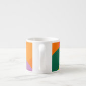 Jumbo-Espressotasse, bunte geometrische Flächen Espressotasse (Rückseite)